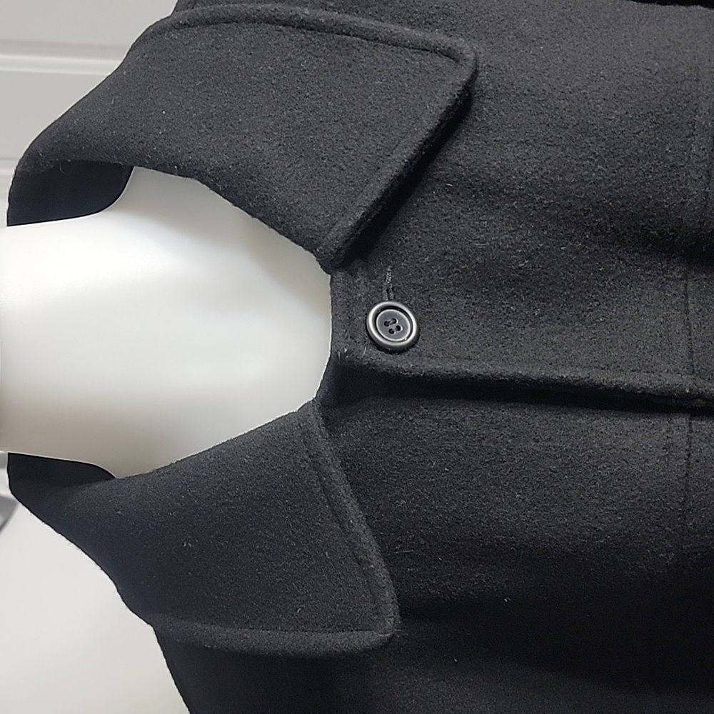 Impermeable Button Inner Quilted Lining Down Peac… - image 3